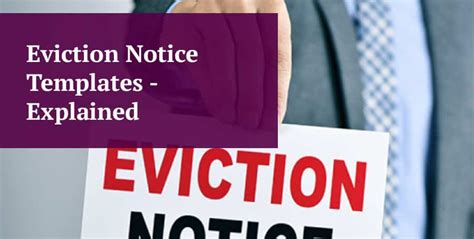 Eviction Notice Templates Explained For Landlords