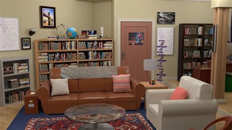 The Big Bang Theory Apartment 3d Model Obj 3ds Fbx Stl Blend