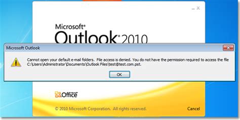 Ich kann die datei nicht öffnen was kann ich tun? Fehler bei Outlook kann nicht gestartet werden - Outlook ...