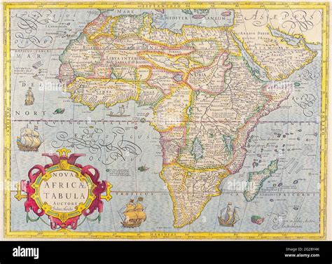 Old Africa Map Antique Africa Map Retro Africa Map Vintage Map Of