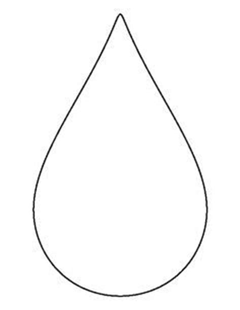 Large Raindrop Pattern Use The Printable Outline For Crafts Creating