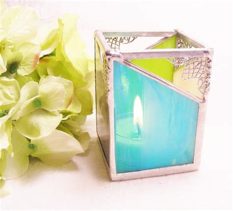 Items Similar To Turquoise Candle Holder On Etsy