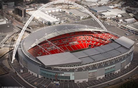 The wembley stadium tour will remain closed until further notice, however we are planning to reopen from monday 6th september. Wembley Stadium London from the air | aerial photographs ...