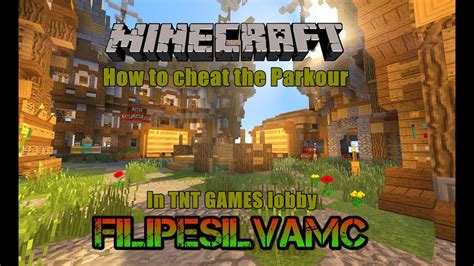 Minecraft Hypixel How To Cheat The Parkour On Tnt Games Lobby Youtube
