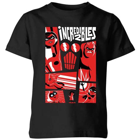 The Incredibles 2 Poster Kids T Shirt Black Iwoot