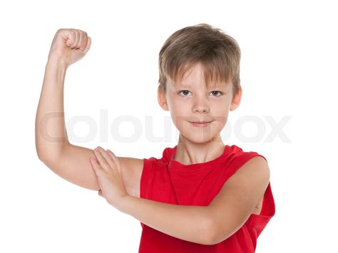 Strong Young Boy Stock Image Colourbox