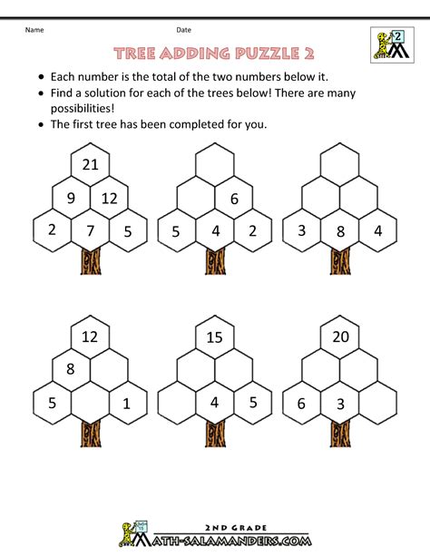 Pin On Second Grade Math Puzzles