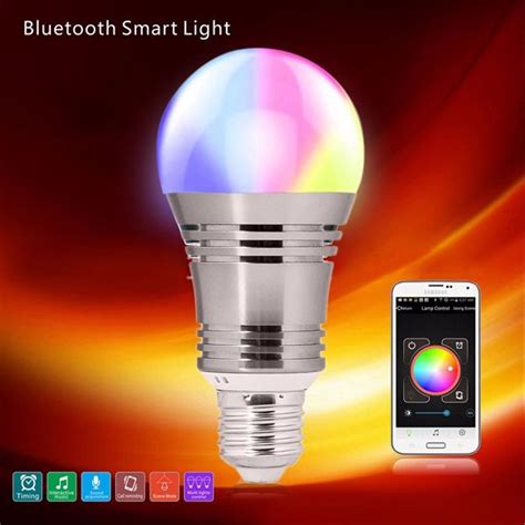 E27 6w Led Rgbw Bulb Light Bluetooth Wifi Wireless Control Smart Music