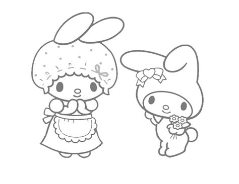 You can easily print or download them at your convenience. My Melody Colouring Sheets | Hello kitty coloring, Cartoon ...