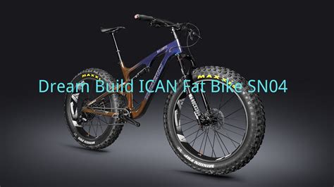 Dream Build Ican Carbon Full Suspension Fat Bike Sn04 120mm Travel