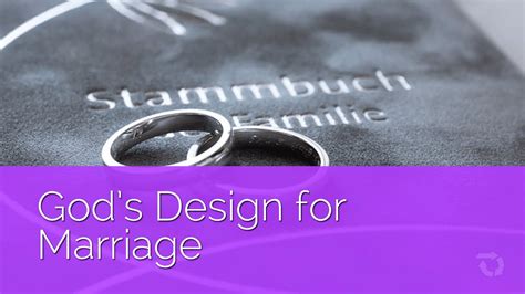 Gods Design For Marriage Youtube