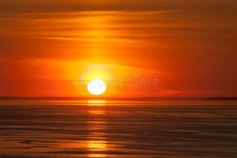 Sun Above The Horizon Stock Photo Image Of Outdoor Dark 37852762