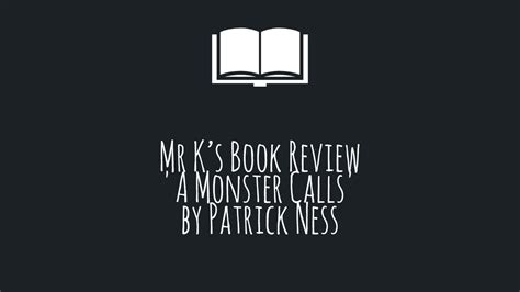 Is not only building monster trucks and chassis's in the us, but now are heading into the international market!! Book Review - 'A Monster Calls' by Patrick Ness. - YouTube