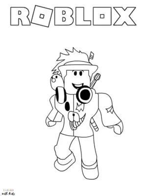 Roblox Coloring Pages - Coloring with Kids | Pokemon coloring pages
