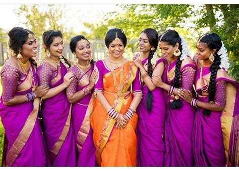 Indian Bridesmaids Saree For Women For Indian Functions Etsy Indian
