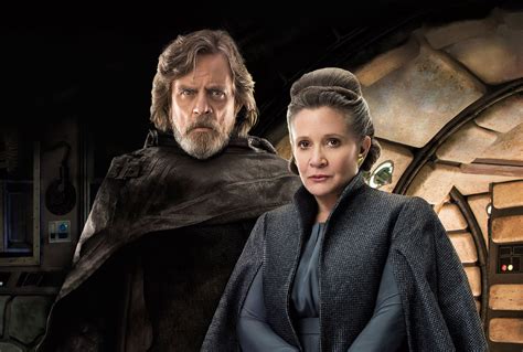 Princess Leia And Luke Skywalker In Star Wars The Last Jedi Movie Hd