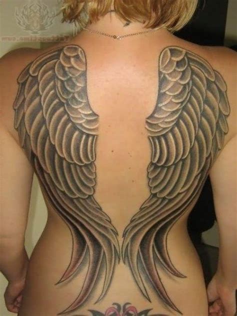 Angel wings on back of neck tattoo. 20+ Wings Tattoos | Wings tattoo, Angel wings tattoo, Back ...