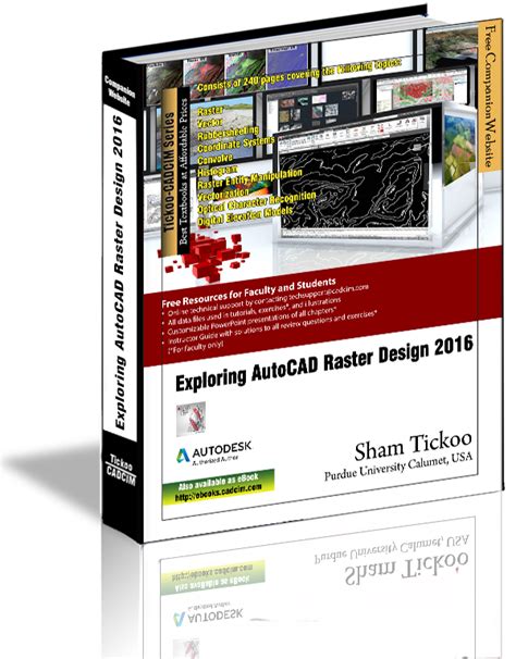 Exploring Autocad Raster Design 2016 Book By Prof Sham Tickoo And