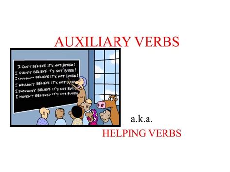 Ppt Auxiliary Verbs Powerpoint Presentation Free Download Id