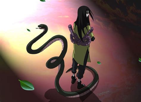 Orochimaru With Snake By Sarangheorochimaru On Deviantart Anime