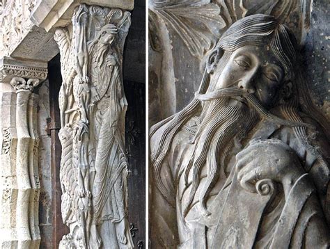 Romanesque Sculpture South Portal Portion St Pierre Early