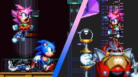 Amy Mania Shc 2020 ⭐️ Sonic Mania Plus Mods ~ Gameplay Youtube