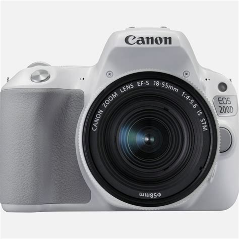 Buy Canon EOS 200D White + EF-S 18-55mm f/4-5.6 IS STM Lens Silver in