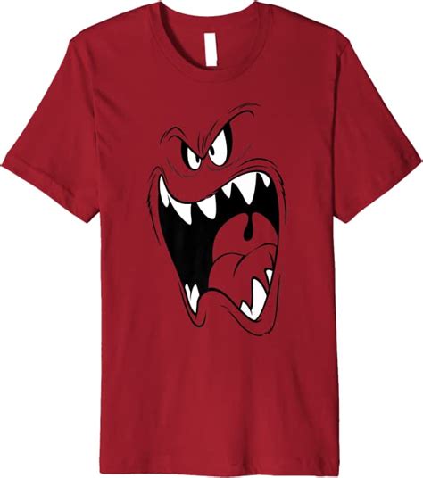 Looney Tunes Gossamer Big Face Premium T Shirt Clothing