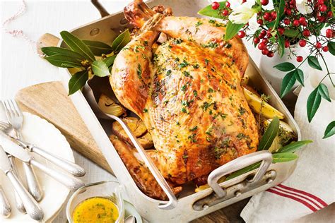 Lemon And Herb Roasted Turkey With Gravy
