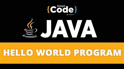 Java Tutorial For Beginners Hello World Program In Java First