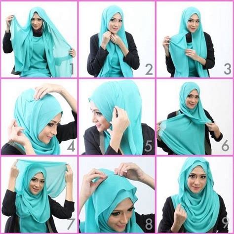 tutorial hijab pashmina ala zoya easy hijab style hijabi style hijab chic tutorial hijab