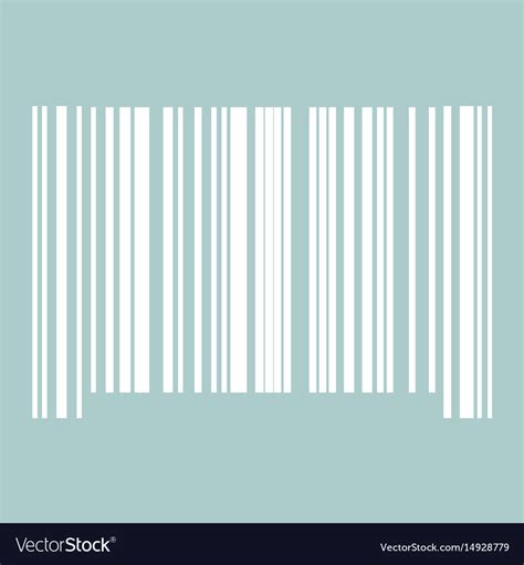 Barcode The White Color Icon Royalty Free Vector Image