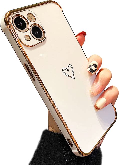 ztofera compatible with iphone 14 case for girls women flexible silicone protective phone case