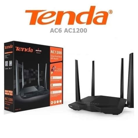 Jual Tenda Ac6 Router Wifi Dual Band Ac1200 Mbps Jakarta Barat Sandn