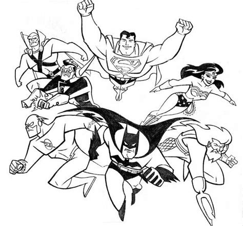 All the popular super heroes from your favorite cartoon met on the pages of the justice league coloring pages. Justice League Coloring Pages Justice League Coloring ...