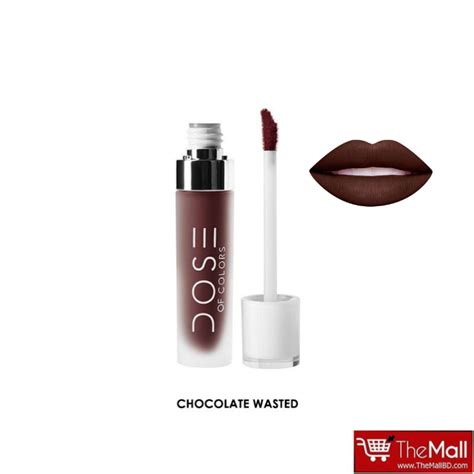 Dose Of Colors Liquid Matte Lipstick 45g Chocolate Wasted The Mallbd