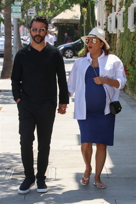 Pregnant Eva Longoria Out For Lunch At Porta Via In Beverly Hills 0607