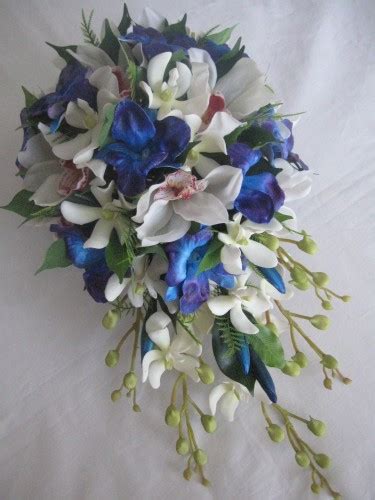 Bouquet Bridal Blue Orchid Bouquets