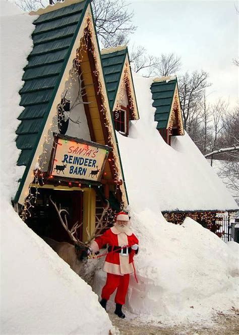 Christmas tree farms in usa. Santa's Reindeer Barn, North Pole, NY #upstatenytravel ...