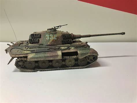 King Tiger Tank Plastic Model Military Vehicle Kit Scale