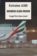 Pictures of Emirates A380 Business Class Internet