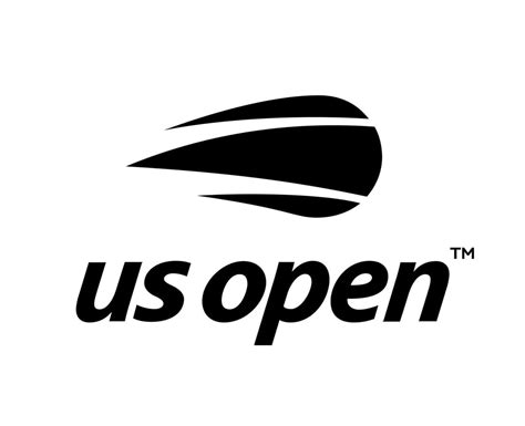 Us Open Symbol Logo Black Tournament Tennis The Championships Design