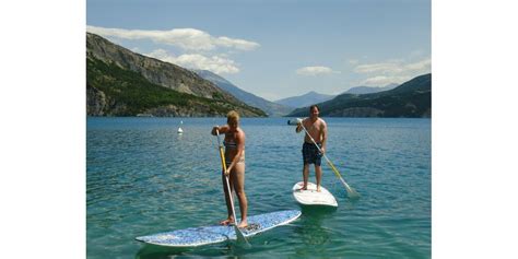 Serre Poncon Le Stand Up Paddle Vogue Sur Le Lac