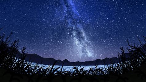 Milky Way Starry Sky Landscape 5k Wallpapers Hd Wallpapers Id 27960