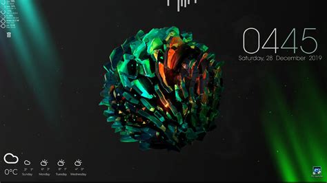 Just Discovered Rainmeter And Its So Beautiful With Wallpaper Engine