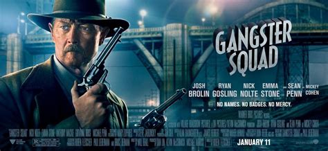 Eight Gangster Squad Banners With Ryan Gosling And Emma Stone