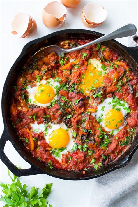 Spicy Tomato Baked Eggs Every Last Bite