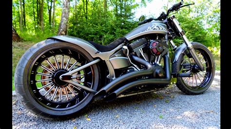 Harley Davidson Softail Custom Graphite By BT Choppers 1 YouTube