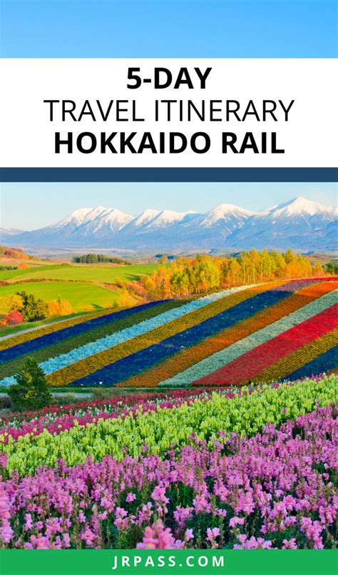 5 Day Hokkaido Rail Itinerary Hokkaido Rail Pass Jr Pass Japan Itinerary Japan Travel