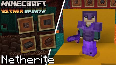 Netherite tools are a new addition to minecraft, made with netherite ingots. Minecraft - NETHERITE ( Explained !) NETHER UPDATE -Debris ...